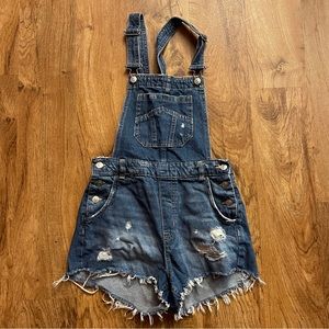 Overall Shorts